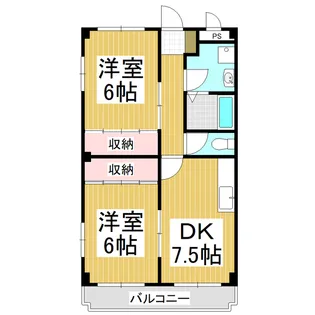ヒルサイドアベニュー【3階】の間取り