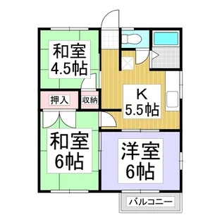 メイコーヒルズA棟【2階】の間取り