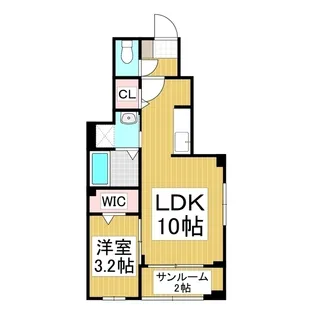 フィールドヒル 茅野【1階】の間取り