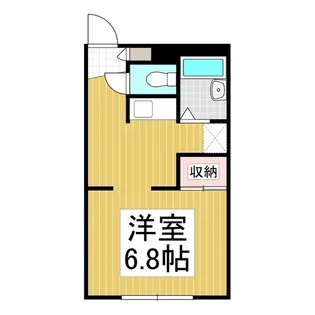 レオパレスアルペン【1階】の間取り