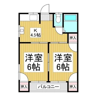 サンフジ 3【1階】の間取り
