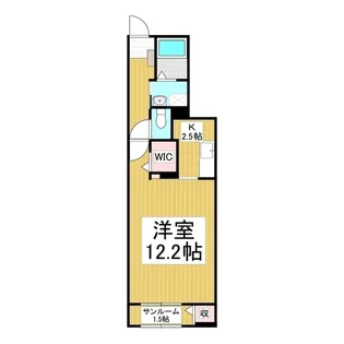 ルミエール赤羽【1階】の間取り