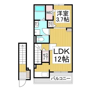 グランツヒナタ【2階】の間取り