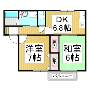 コリーヌ宮坂【1階】の間取り