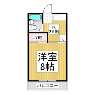 さくらパレス【5階】の間取り