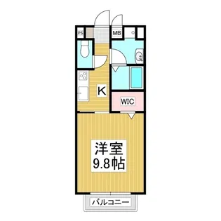 陽のあたる丘C【1階】の間取り