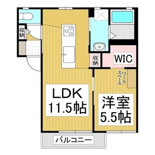 マノワール寿 A棟【2階】の間取り