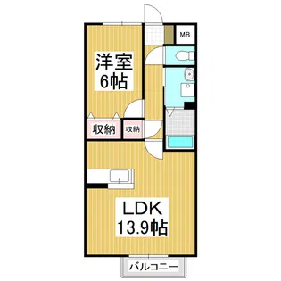 エトワールアイ【1階】の間取り