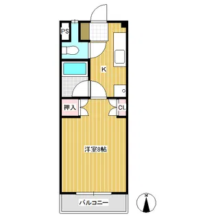 サウサリートイン上田【3階】の間取り