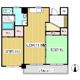 モアグレース16【3階】の間取り