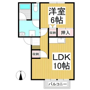 T・ハイツ上田原【2階】の間取り