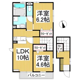 ファインⅡ【2階】の間取り