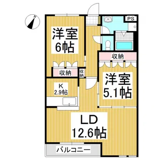 DL.South・WaveⅡ【1階】の間取り