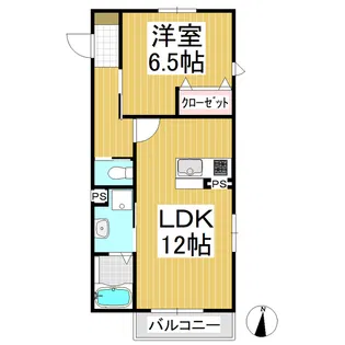 Paysage芳南台【2階】の間取り