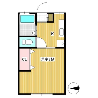 デルトラウムハイム【1階】の間取り