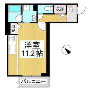 コルテーゼ上田【1階】の間取り