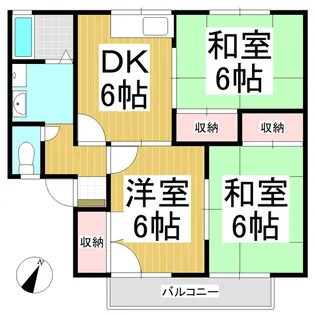 緑が丘セジュール【1階】の間取り