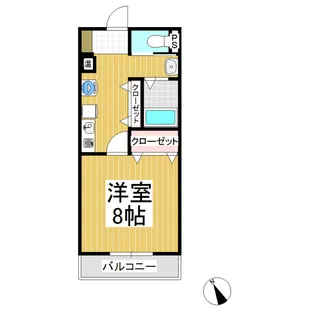 プレスティージュⅢ号館【1階】の間取り