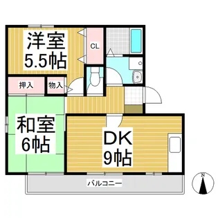 ST・グリーンライフ・ヨコヤ A【2階】の間取り