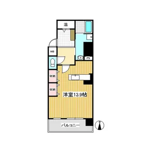 シティドエル【2階】の間取り