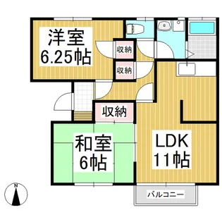 レジデンス【1階】の間取り