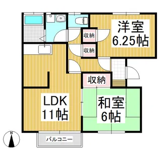 レジデンス【1階】の間取り