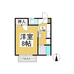 フレグランスビビット【2階】の間取り