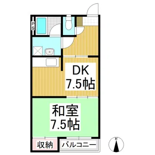 小平マンション【3階】の間取り