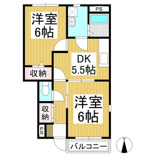 エテルノセルバA【1階】の間取り