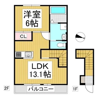 Yucca terrace【2階】の間取り