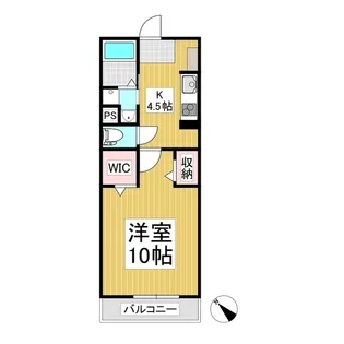 コンフォーティア踏入B【1階】の間取り