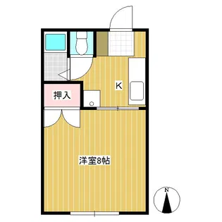 オアシストーブ【2階】の間取り