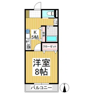 プレスティージュⅤ号館【1階】の間取り