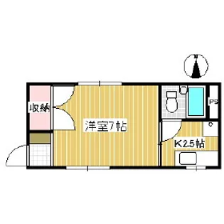 ビーナス【2階】の間取り