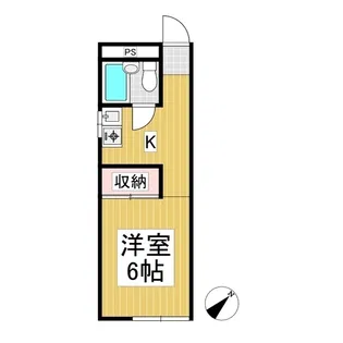 ツバキハイツ【1階】の間取り