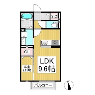 Diana【2階】の間取り