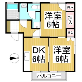 ガーデンヒルズ【1階】の間取り