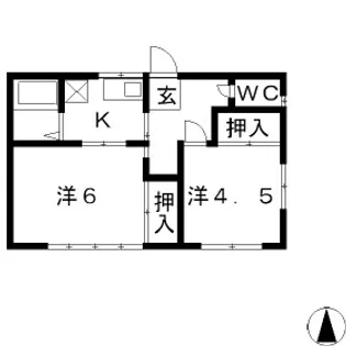 長野県塩尻市広丘堅石【一戸建】の間取り