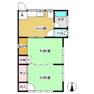 ハイツミヤザワ【3号室】の間取り
