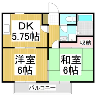 ホーユーコンホートⅡ【103号室】の間取り