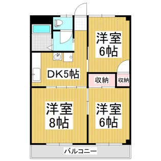 Reverie【103号室】の間取り