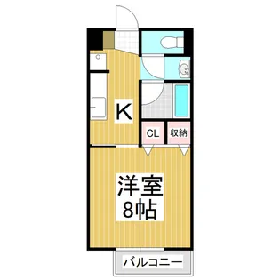 Surplus貴【102号室】の間取り