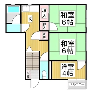 コーポ興和館【B号室】の間取り