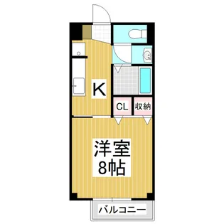 ADONIS【2階】の間取り