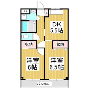 コーポミサワ【104号室】の間取り