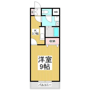 リベラALPS【306号室】の間取り