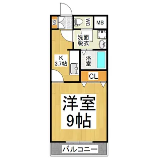 リベラALPS【302号室】の間取り