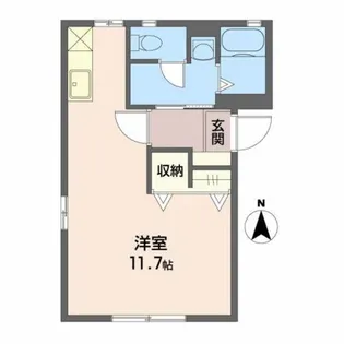 ドリーム千野【1階】の間取り