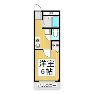 レジデンス923長地【C-5号室】の間取り