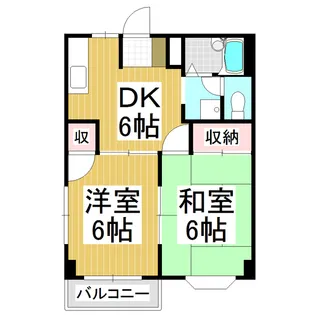 レザンドール【2階】の間取り